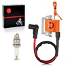 Ignition Coil & Spark Plug Compatible with Yamaha G1 Golf