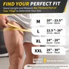 CAMBIVO Thigh Support Compression Tights 2 Pack with Hot &