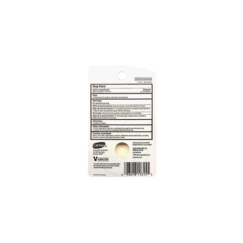 Carma #11315 - Hidratante labial de .25 onzas