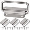 Stainless Steel Drawer Handle with Flexible Loop and Fixing Options