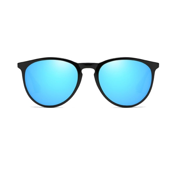 WDZAYXC Retro Oval Polarised Sunglasses for Men and Women, UV400