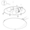 Eglo 89248 Metal Ceiling Light Shade, E27, White