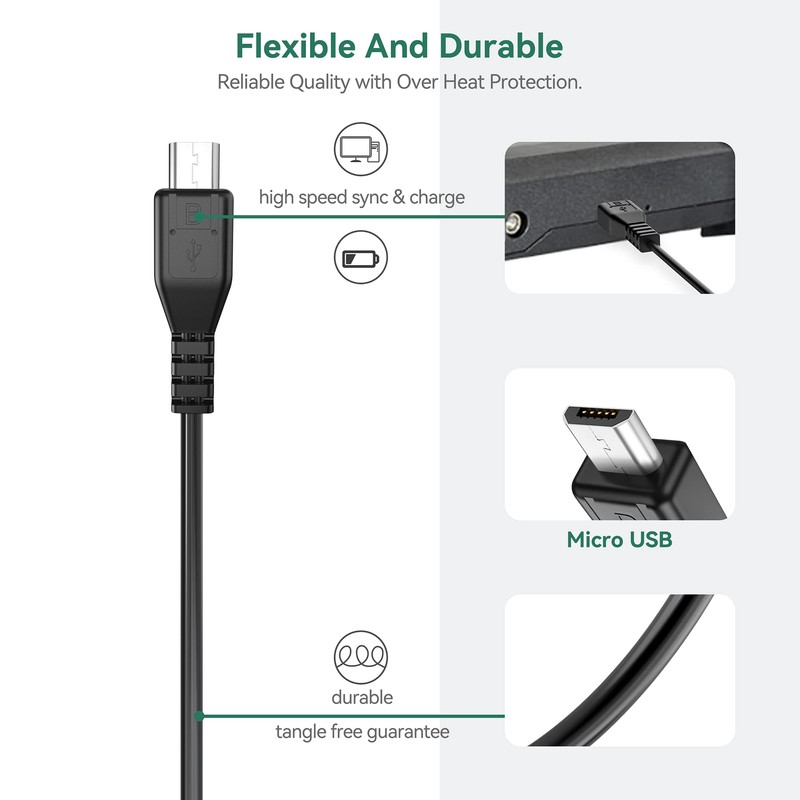 FITE ON 5ft Micro USB Charging & Sync Cable Cord