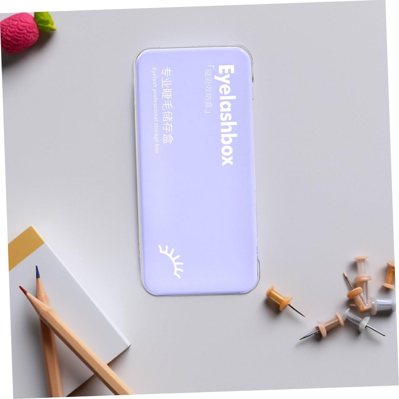 WOONEKY 1set False Eyelash Organizer Case Kit Eyelash Storage Box