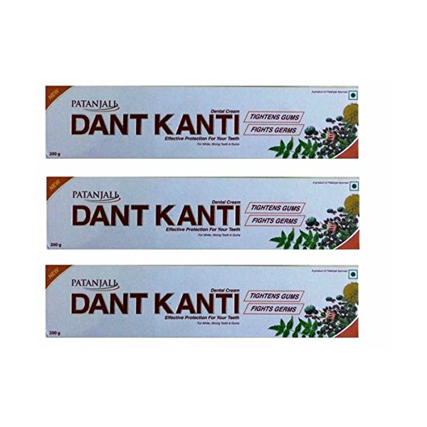 Patanjali Dant Kanti Dental Cream -200g Pack of 3
