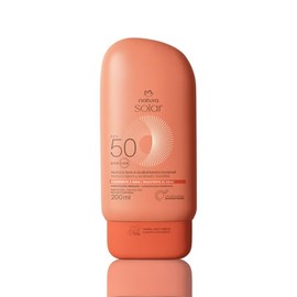 Natura Solar Protector Solar Corporal, FPS 50, Textura Ligera, Resistente al Agua, Acabado Invisible, 200ml                                           