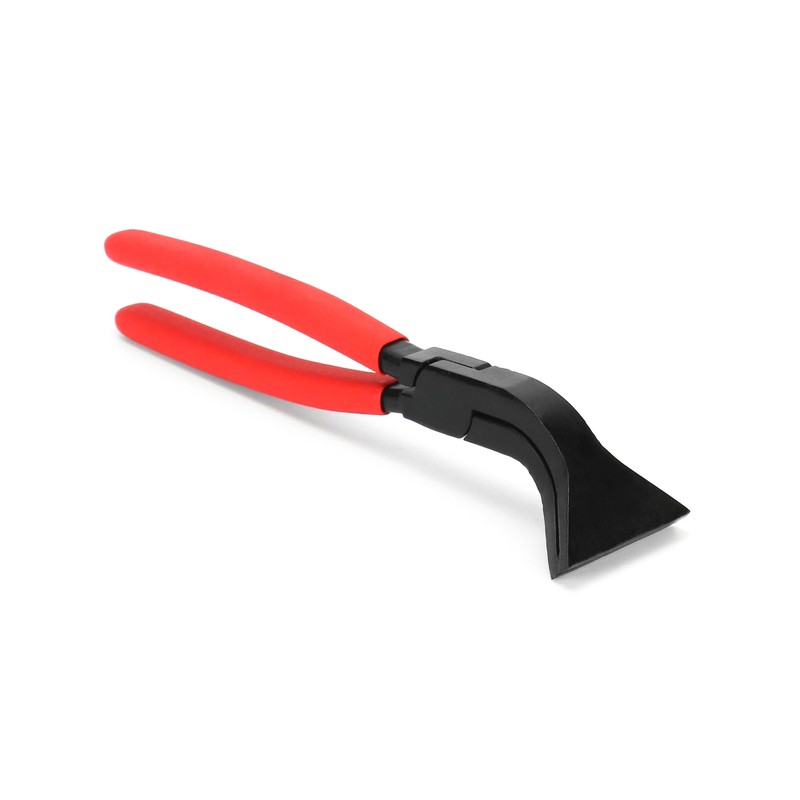 QWORK® Sheet Metal Pliers 45° Angled Width 60 mm Total