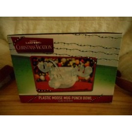 NATIONAL LAMPOON'S CHRISTMAS VACATION PLASTIC MOOSE MUG PUNCH BOWL NEW