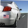 FELTECHELECTR American Flag Car Stickers Magnetic Decals 3pcs Car Bumper