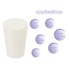 sourcing map Rubber Tapered Plug 14mm to 19mm Solid Test