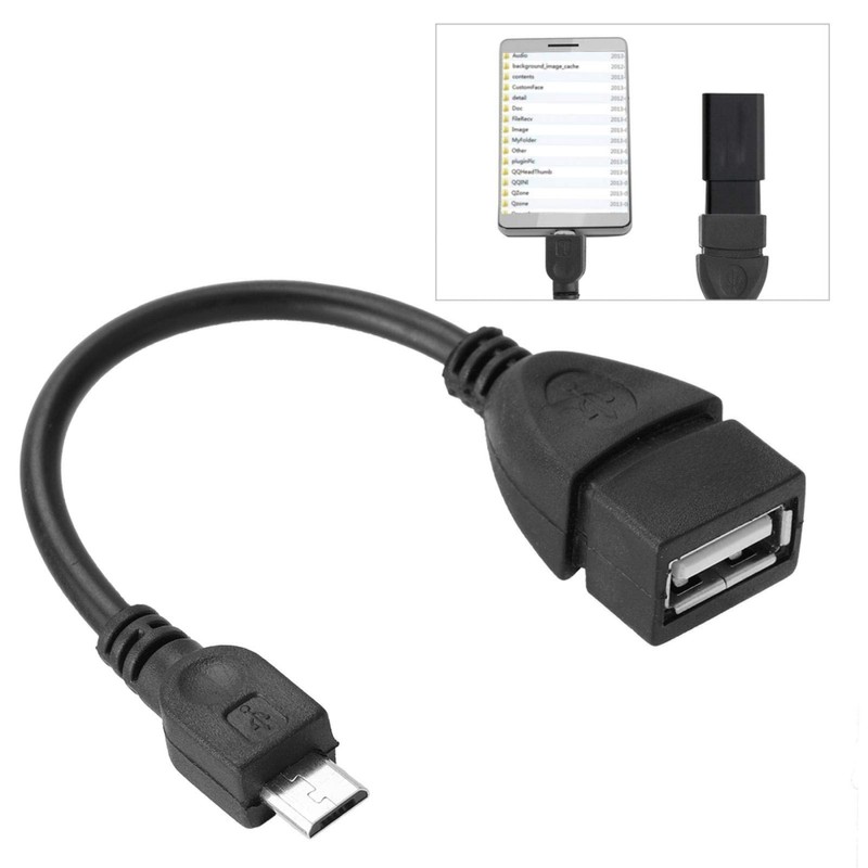 Micro USB to USB Female OTG Connect Cable Date for