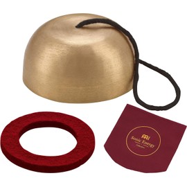 Bronze Singing Bowl with Felt Ring and Cover, Cosmos Series — MADE IN INDIA — For Meditation, Yoga and Sound Healing Therapy, 2-YEAR WARRANTY