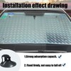 Sunshade 24Pcs Window Shades - Suction Cups for Car, Windshield,