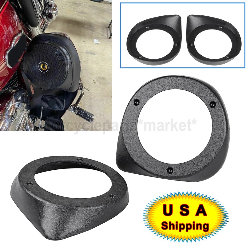 Unbranded Lower Fairing 6.5" Speaker Adapter Box Pods for Harley