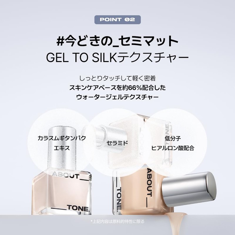 About Tone Skin Layer Fit Foundation #23 Natural 1.0 fl