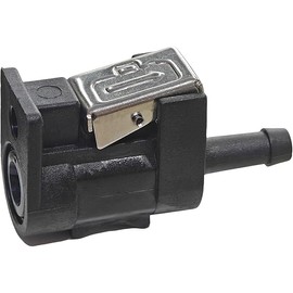 6Y1-24305 Fuel Pipe Joint Comp Connector for Yamaha 6-90 HP Outboard Motor 1/4 Inch Hose 6YL-24305-00 18-80413