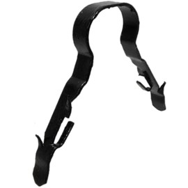 10x Fire Clips for 9-11mm Round Cable Black - Indoor or Outdoor - 18th Edition - UK Made