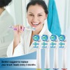 DeBizz Dual-Clean Replacement Brush Heads Compatible with Oral-B Vitality Series,