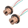 2Pcs T20 7443 1891 Socket Adapter W21/5W LED Bulb Connect