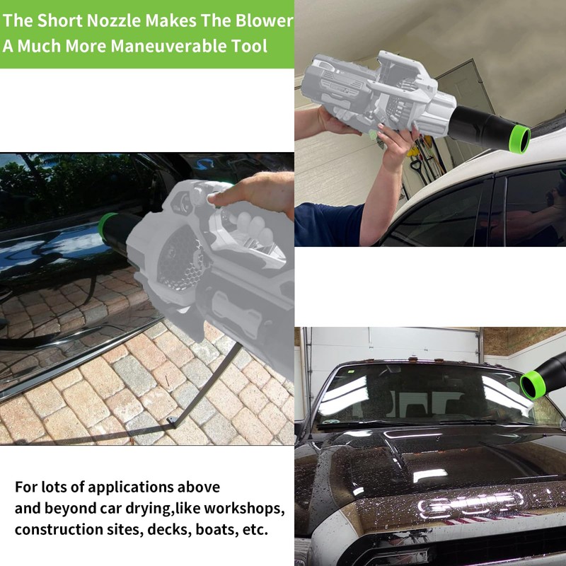 Uniqwamo Car Drying Nozzle Compatible for EGO Leaf Blower Nozzle
