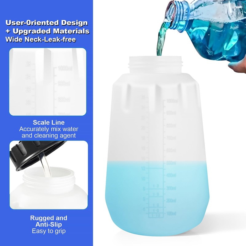 Foam Cannon for Pressure Washer, 1 Liter Bottle, 1/4 Inch