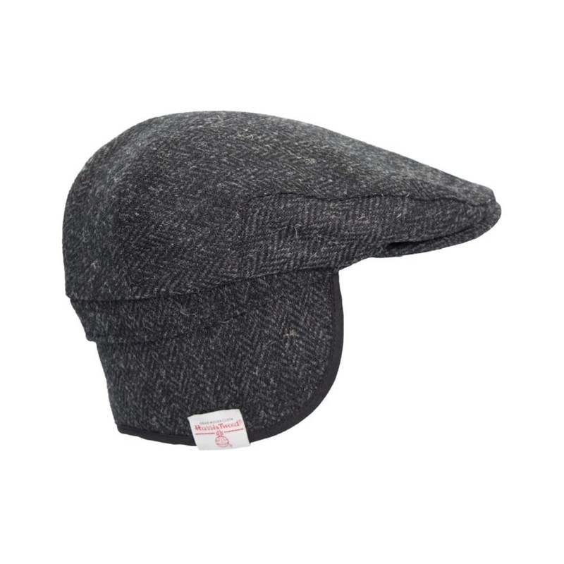 WALKER AND HAWKES - Harris Tweed Edward Flat Cap w/Foldable