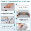 4 * 20 Count Trash Bags for Automatic Cat Litter