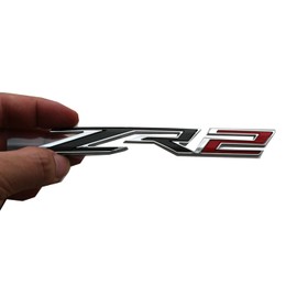 1pc Rear Tailgate ZR2 Emblem Sticker 3D Badge Replacement for 2019+ Colorado (Chrome)