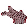 Dog Pajamas Soft Stretchy Machine Washable 4 Legged Striped Puppy