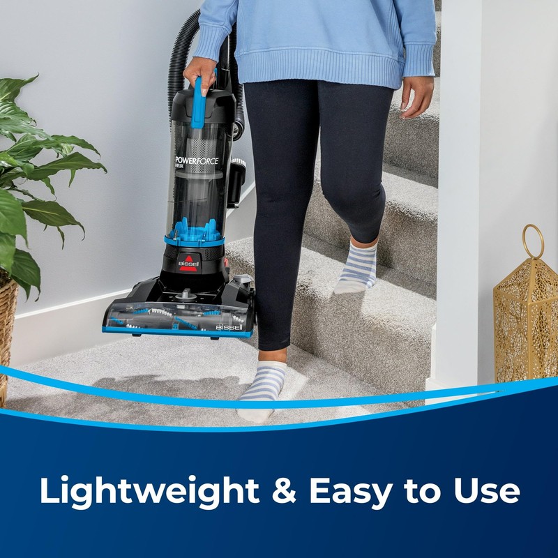 Bissell PowerForce Helix Bagless Upright Vacuum 3313, PET Friendly Carpet