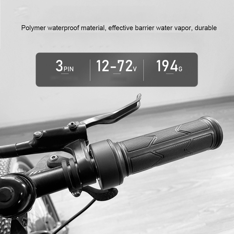 1 Pair of Bicycle Handle Electric Bike Lithium Battery Power