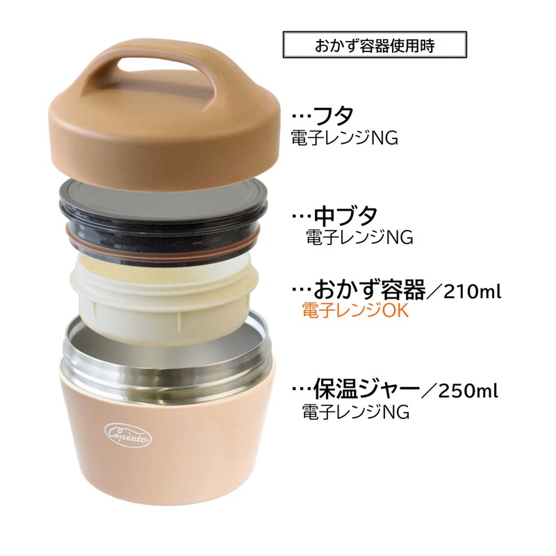 Sabu 409929 Copelt 2-Way Thermo Carry Lunch, Mint, 16.2 fl