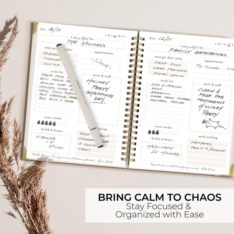 Beautiful To Do List Notebook - Aesthetic Daily Planner to