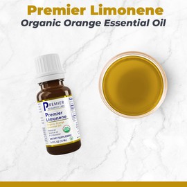 Premier Research Labs Premier Limonene - Limonene Oil is an Organic D-Limonene Supplement from Orange Peel Extract, Orange Essential Oil 90% Pure Limonene - 0.5 Oz (300 Servings)