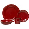 Fiesta® 4-Piece Classic Rim Place Setting – Durable Ceramic, Lead-Free,