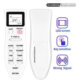 GOUYESHO Ersatz-Fernbedienung KK10A für Changhong Air ConditionerKK7A KK9A 29A 10B KK22A KK33A KK10A