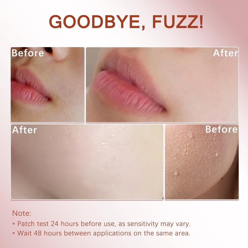 Facial Hair Removal Cream Kit for Women Face – Depilatory