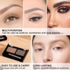 FeiCuiYun Eye Brow Powder for Women, Medium Brown Eyebrow Powder