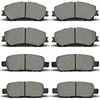 Ceramic Brake Pads Fit For 2014-2020 Nissan Rogue 2 Row