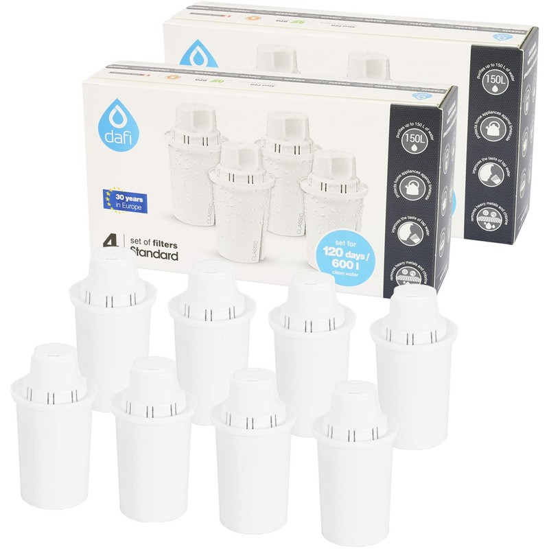 DAFI Universal Water Filter Cartridges Water Filter Plastic White Pack