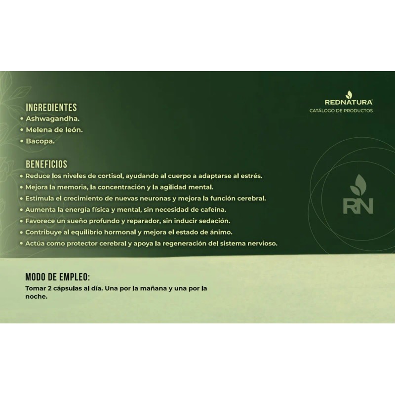Suplemento Cápsula Rednatura Suplementos Minerales Vitaminas Zendra