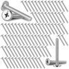 Blulu 100 Pcs 1/4"-20 Hurricane Shutter Bolts, Sidewalk Screws Bolts,