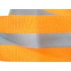2ms of orange Silver fluorescence ribbon Hi Viz Reflective ribbon