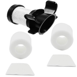 Dttery for Shark IONFlex DuoClean Cordless Ultra-Light Vacuum IC205 IF200 IF201 IF202 IF203Q IF205 IF251 IF252 IR100 IR101 IR70 Filter Set, 1 HEPA, 2 Foam and Felt, XPREMF100 XPSTMF100