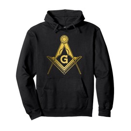 Mason Square & Compass Masonic Shriner Vintage Masonic Pullover Hoodie