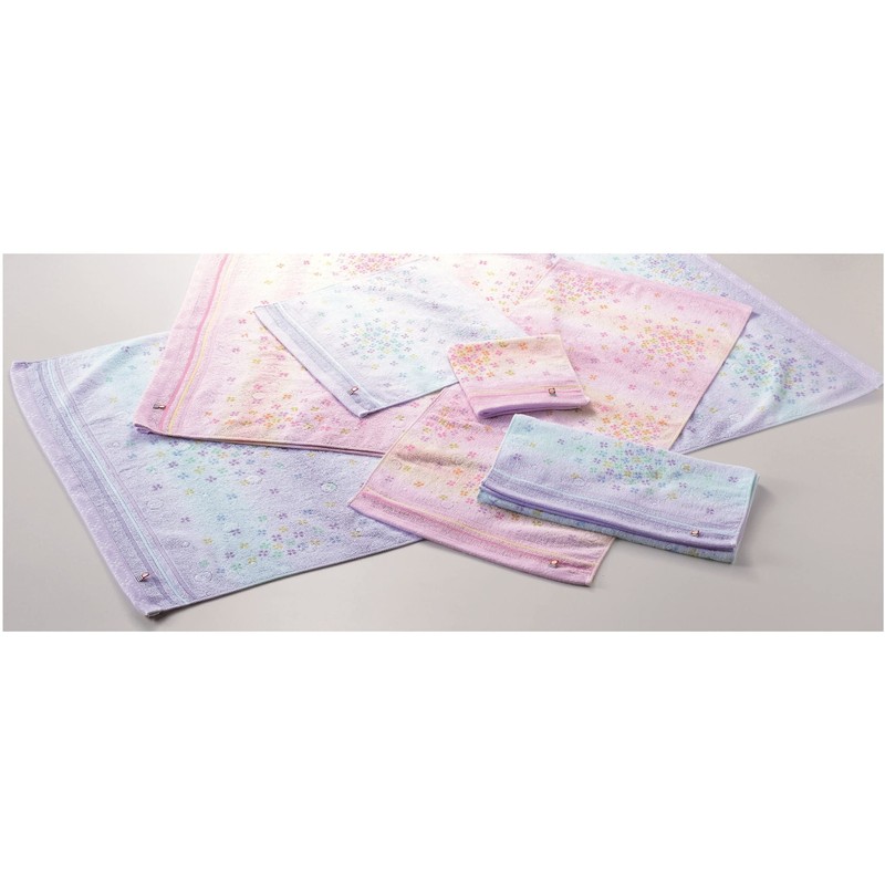 Imabari Towel Candy Flower Bath Towel Set of 2 (1