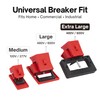 Boviisky Circuit Breaker Lockout, 3 Pack, 480/600 Volt Extra Large,