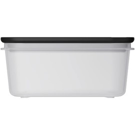 Thermos KC-SA600 BK My Food Container, Square Shape, 20.3 fl oz (600 ml), Black