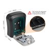 GRIFEMA Key Safe Wall Mounted Police Approved, Lock Box Outdoor