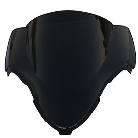 MotorToGo Double Bubble Black Tinted Smoke Windscreen Windshield Visor Compatible for 2000 Suzuki Hayabusa GSX1300R